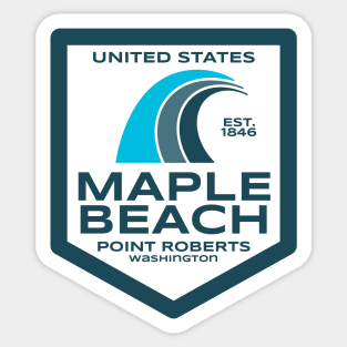 Maple Beach Sticker